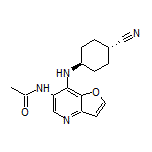 N-[7-[(trans-4-Cyanocyclohexyl)amino]furo[3,2-b]pyridin-6-yl]acetamide