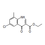 Ethyl 6-Chloro-8-methyl-4-oxo-1,4-dihydroquinoline-3-carboxylate