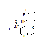 N-(2,2-Difluorocyclohexyl)-6-nitrofuro[3,2-b]pyridin-7-amine