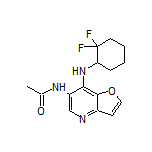 N-[7-[(2,2-Difluorocyclohexyl)amino]furo[3,2-b]pyridin-6-yl]acetamide