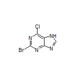 2-Bromo-6-chloro-7H-purine