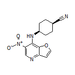 cis-4-[[6-Nitrofuro[3,2-b]pyridin-7-yl]amino]cyclohexanecarbonitrile