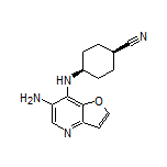 cis-4-[[6-Aminofuro[3,2-b]pyridin-7-yl]amino]cyclohexanecarbonitrile