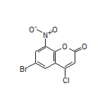 6-Bromo-4-chloro-8-nitrocoumarin