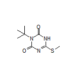 3-(tert-Butyl)-6-(methylthio)-1,3,5-triazine-2,4(1H,3H)-dione