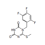 6-(Methylthio)-1-(2,4,5-trifluorobenzyl)-1,3,5-triazine-2,4(1H,3H)-dione