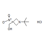 [1-(tert-Butyl)-3-nitro-3-azetidinyl]methanol Hydrochloride