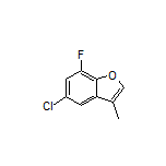 5-Chloro-7-fluoro-3-methylbenzofuran