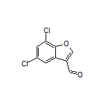 5,7-Dichlorobenzofuran-3-carbaldehyde