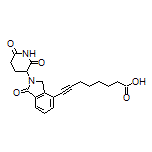 8-[2-(2,6-Dioxo-3-piperidyl)-1-oxo-4-isoindolinyl]-7-octynoic Acid