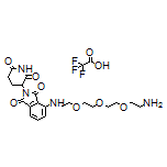 4-[[2-[2-[2-(2-Aminoethoxy)ethoxy]ethoxy]ethyl]amino]-2-(2,6-dioxo-3-piperidyl)isoindoline-1,3-dione Trifluoroacetate