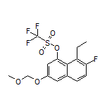 8-Ethyl-7-fluoro-3-(methoxymethoxy)naphthalen-1-yl Trifluoromethanesulfonate