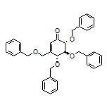 (4R,5S,6R)-4,5,6-Tris(benzyloxy)-3-[(benzyloxy)methyl]-2-cyclohexenone