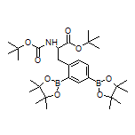 4-[2-Boc-2-(Boc-amino)ethyl]-1,3-phenylenedi(boronic Acid Pinacol Ester)