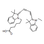 2-[5-[1-(5-Carboxypentyl)-3,3-dimethylindolin-2-ylidene]penta-1,3-dien-1-yl]-1-ethyl-3,3-dimethyl-3H-indol-1-ium