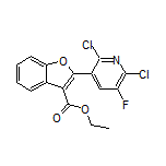 Ethyl 2-(2,6-Dichloro-5-fluoro-3-pyridyl)benzofuran-3-carboxylate