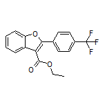 Ethyl 2-[4-(Trifluoromethyl)phenyl]benzofuran-3-carboxylate