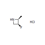 (2S,3S)-3-Fluoro-2-methylazetidine Hydrochloride