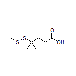 4-Methyl-4-(methyldisulfanyl)pentanoic Acid