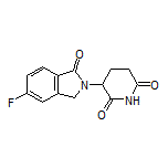 3-(5-Fluoro-1-oxo-2-isoindolinyl)piperidine-2,6-dione