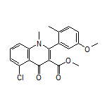 Methyl 5-Chloro-2-(5-methoxy-2-methylphenyl)-1-methyl-4-oxo-1,4-dihydroquinoline-3-carboxylate