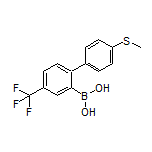 4’-(Methylthio)-4-(trifluoromethyl)-biphenyl-2-boronic Acid