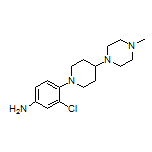 3-Chloro-4-[4-(4-methyl-1-piperazinyl)-1-piperidyl]aniline