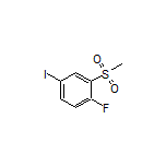 1-Fluoro-4-iodo-2-(methylsulfonyl)benzene