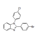 2-(4-Bromophenyl)-1-(4-chlorophenyl)benzimidazole