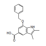 7-(Benzyloxy)-2,3-dimethyl-1H-indole-5-carboxylic Acid