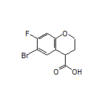 6-Bromo-7-fluorochroman-4-carboxylic Acid