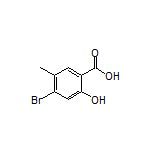 4-Bromo-2-hydroxy-5-methylbenzoic Acid