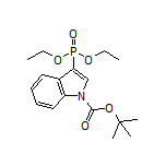 Diethyl (1-Boc-3-indolyl)phosphonate