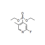 Diethyl (2-Fluoro-5-methyl-4-pyridyl)phosphonate