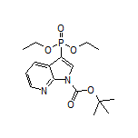 Diethyl (1-Boc-7-azaindole-3-yl)phosphonate