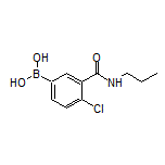 4-Chloro-3-(propylcarbamoyl)phenylboronic Acid