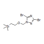 3,5-Dibromo-1-[[2-(trimethylsilyl)ethoxy]methyl]-1H-1,2,4-triazole