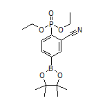 3-Cyano-4-(diethoxyphosphoryl)phenylboronic Acid Pinacol Ester