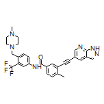 3-[(1H-Pyrazolo[3,4-b]pyridin-5-yl)ethynyl]-4-methyl-N-[4-[(4-methyl-1-piperazinyl)methyl]-3-(trifluoromethyl)phenyl]benzamide