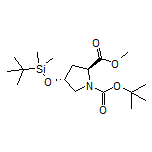 Methyl (2S,4R)-1-Boc-4-[(tert-butyldimethylsilyl)oxy]pyrrolidine-2-carboxylate