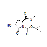 Methyl (2S,4R)-1-Boc-4-hydroxy-5-oxopyrrolidine-2-carboxylate