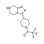 2,2,2-Trifluoro-1-[4-(5,6,7,8-tetrahydro-[1,2,4]triazolo[4,3-a]pyrazin-3-yl)-1-piperidyl]ethanone