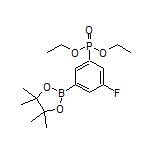 3-(Diethoxyphosphoryl)-5-fluorophenylboronic Acid Pinacol Ester