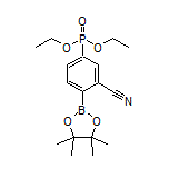 2-Cyano-4-(diethoxyphosphoryl)phenylboronic Acid Pinacol Ester