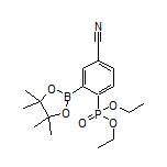 5-Cyano-2-(diethoxyphosphoryl)phenylboronic Acid Pinacol Ester