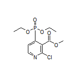 Methyl 2-Chloro-4-(diethoxyphosphoryl)nicotinate