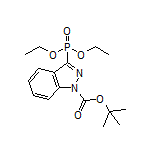 Diethyl (1-Boc-3-indazolyl)phosphonate