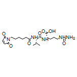 (S)-2-[(S)-2-[6-(2,5-Dioxo-2,5-dihydro-1-pyrrolyl)hexanamido]-3-methylbutanamido]-5-ureidopentanoic Acid