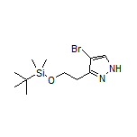 4-Bromo-3-[2-[(tert-butyldimethylsilyl)oxy]ethyl]-1H-pyrazole