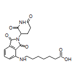 7-[[2-(2,6-Dioxo-3-piperidyl)-1,3-dioxo-4-isoindolinyl]amino]heptanoic Acid